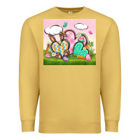 Antique Gold easter Premium Sweatshirt - CowGirlArtShop