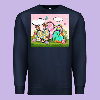 Easter Premium Sweatshirt Designed By Cowgirlartshop