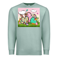 Seafoam easter Premium Sweatshirt - CowGirlArtShop