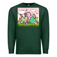 Sports Green easter Premium Sweatshirt - CowGirlArtShop