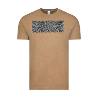Vintage Coffee grey leopard Vintage Tee - JahusDesignShop