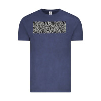 Vintage Denim grey leopard Vintage Tee - JahusDesignShop