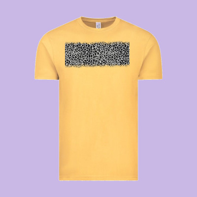 Grey Leopard Vintage Tee Designed By Jahusdesignshop