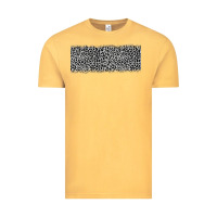 Vintage Mustard grey leopard Vintage Tee - JahusDesignShop