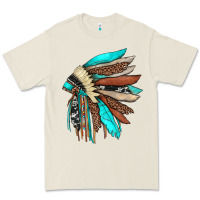Bone indian headdress Premium Tee - JahusDesignShop