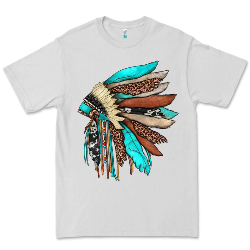 Indian Headdress Premium Tee by JahusDesignShop | Teevron