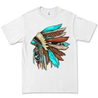 White indian headdress Premium Tee - JahusDesignShop