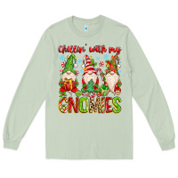 Matcha chillin with my gnomies Long Sleeve Tee - MaliasSmallBusiness
