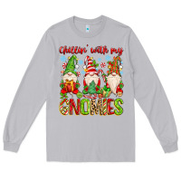 Moon Dust chillin with my gnomies Long Sleeve Tee - MaliasSmallBusiness