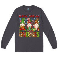 Smoke chillin with my gnomies Long Sleeve Tee - MaliasSmallBusiness