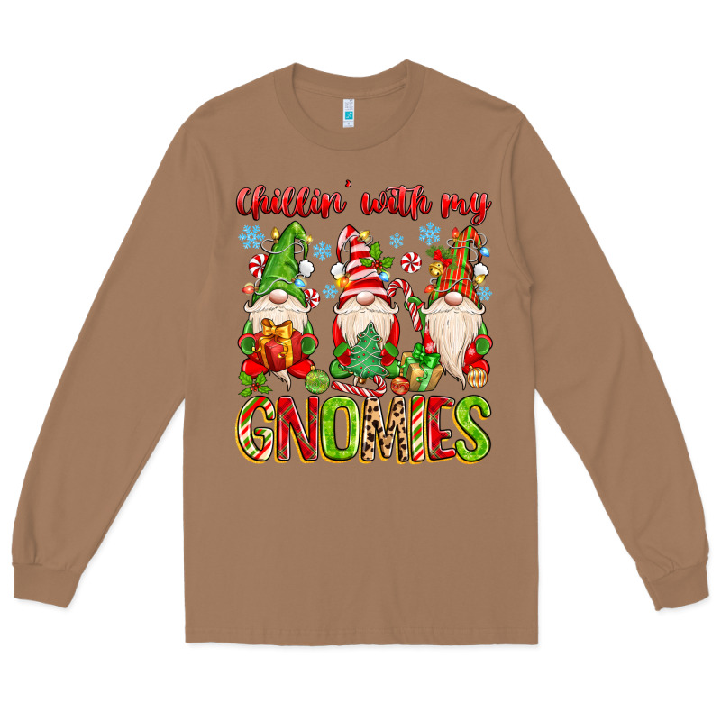 Chillin With My Gnomies Long Sleeve Tee by MaliasSmallBusiness | Teevron