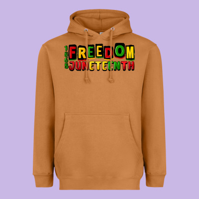 Freedom Juneteenth Heavyweight Hoodie Designed By Cowgirlartshop