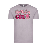 Vintage Zinc birthday girl cupcake Vintage Tee - MaliasSmallBusiness