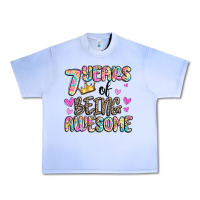Grape Ice 7 years of being awesome Urban Heavy Tee - MaliasSmallBusiness
