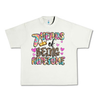 Pistachio 7 years of being awesome Urban Heavy Tee - MaliasSmallBusiness