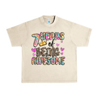 Sandshell 7 years of being awesome Urban Heavy Tee - MaliasSmallBusiness