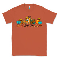 Copper hello fall pumpkin sunflower Classic Tee - JahusDesignShop