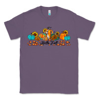 Lavender hello fall pumpkin sunflower Classic Tee - JahusDesignShop