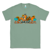 Sage hello fall pumpkin sunflower Classic Tee - JahusDesignShop