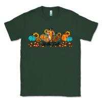 Sports Green hello fall pumpkin sunflower Classic Tee - JahusDesignShop