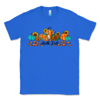 True Royal hello fall pumpkin sunflower Classic Tee - JahusDesignShop