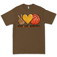 Cacao peace love basketball Premium Tee - AdoDesignShop