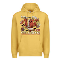Antique Gold tis the season football halloween Premium Hoodie - CowGirlArtShop