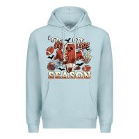 Blue Mist tis the season football halloween Premium Hoodie - CowGirlArtShop
