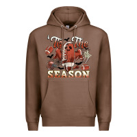 Chestnut tis the season football halloween Premium Hoodie - CowGirlArtShop