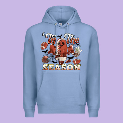 Tis The Season Football Halloween Premium Hoodie Designed By Cowgirlartshop