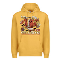 Mustard tis the season football halloween Premium Hoodie - CowGirlArtShop