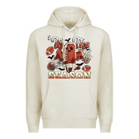 Oatmeal Heather tis the season football halloween Premium Hoodie - CowGirlArtShop