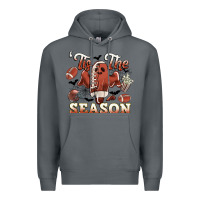 Rock tis the season football halloween Premium Hoodie - CowGirlArtShop
