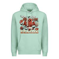 Seafoam tis the season football halloween Premium Hoodie - CowGirlArtShop