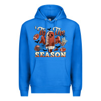 True Royal tis the season football halloween Premium Hoodie - CowGirlArtShop