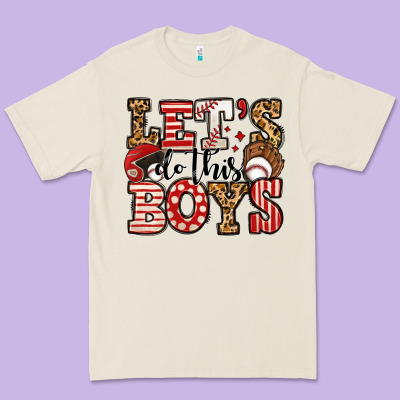 Let's Do This Boys Baseball Premium Tee Designed By Jasminsmagicworld