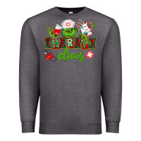 Charcoal Heather therapy claus Premium Sweatshirt - CowGirlArtShop