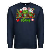 Navy therapy claus Premium Sweatshirt - CowGirlArtShop