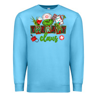 Ocean Blue therapy claus Premium Sweatshirt - CowGirlArtShop