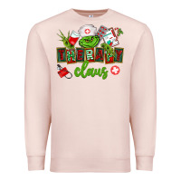 Pale Pink therapy claus Premium Sweatshirt - CowGirlArtShop