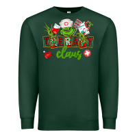 Sports Green therapy claus Premium Sweatshirt - CowGirlArtShop