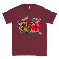 Burgundy valentines day rn Classic Tee - NancyCooperArtShop
