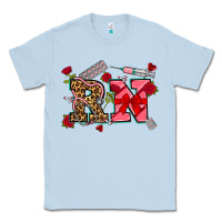 Dusty Blue valentines day rn Classic Tee - NancyCooperArtShop