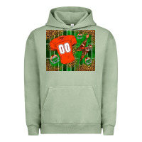 Pigment Oil Green american football uniform mouse pad Urban Hoodie - BundleAndBundleShop