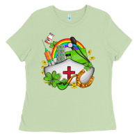Matcha nurse  st patricks Ladies Tee - AdoDesignShop