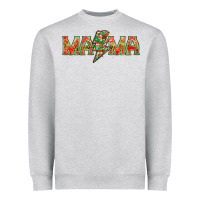 Mama Christmas Lightning Bolt Heavyweight Sweatshirt | Teevron