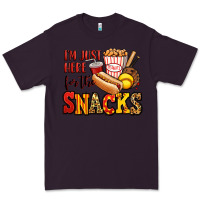 Plum i'm just here for the snacks softball Premium Tee - Jasminsmagicworld