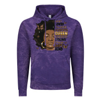 Cloud Purple afro woman smart loved powerful Vintage Hoodie - MaliasSmallBusiness