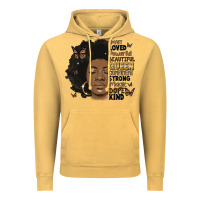 Vintage Mustard afro woman smart loved powerful Vintage Hoodie - MaliasSmallBusiness