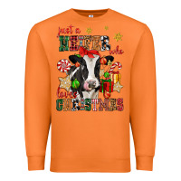 Carrot just a heifer who loves christmas cow Premium Sweatshirt - CowGirlArtShop
